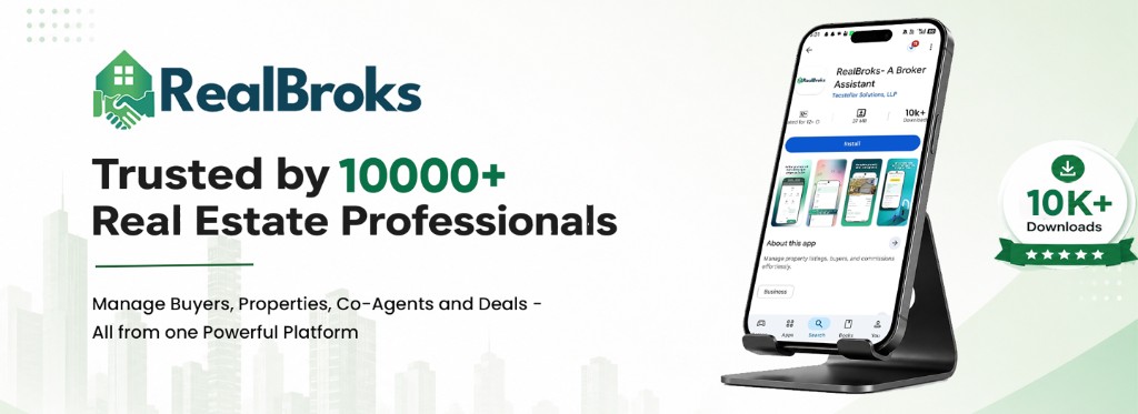 RealBroks — Trusted by 10000+ real estate professionals